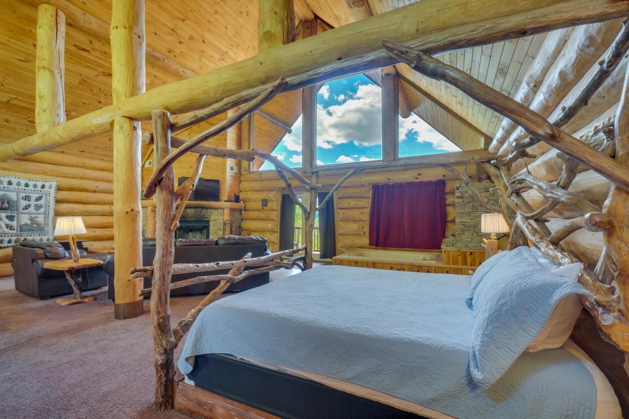 Gatlinburg Cabin With Hot Tub About 11 Miles To Downtown Экстерьер фото
